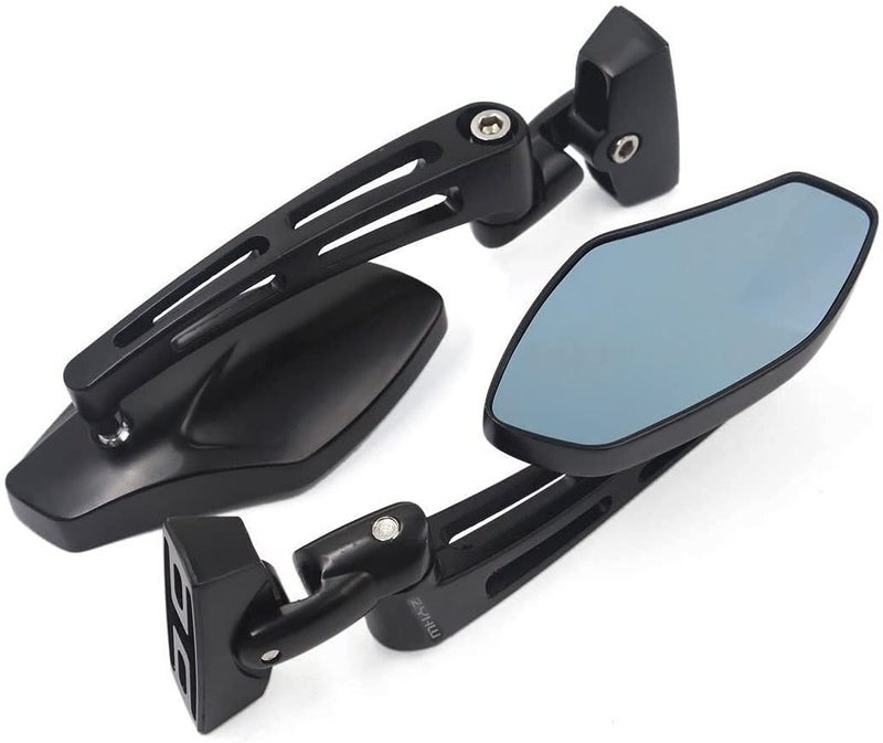 ZYHW 2pcs Black Rearview Mirrors for Suzuki GSXR 600 750 1000 1300 Hayabusa - Image 1